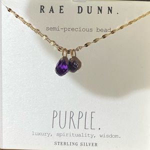 ⚡️Rae Dunn "PURPLE" Necklace